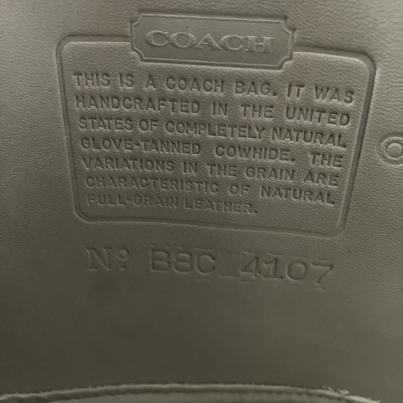 Coach Vintage Light Green Basket Shoulder Bag 4107 - Picture 4 of 13